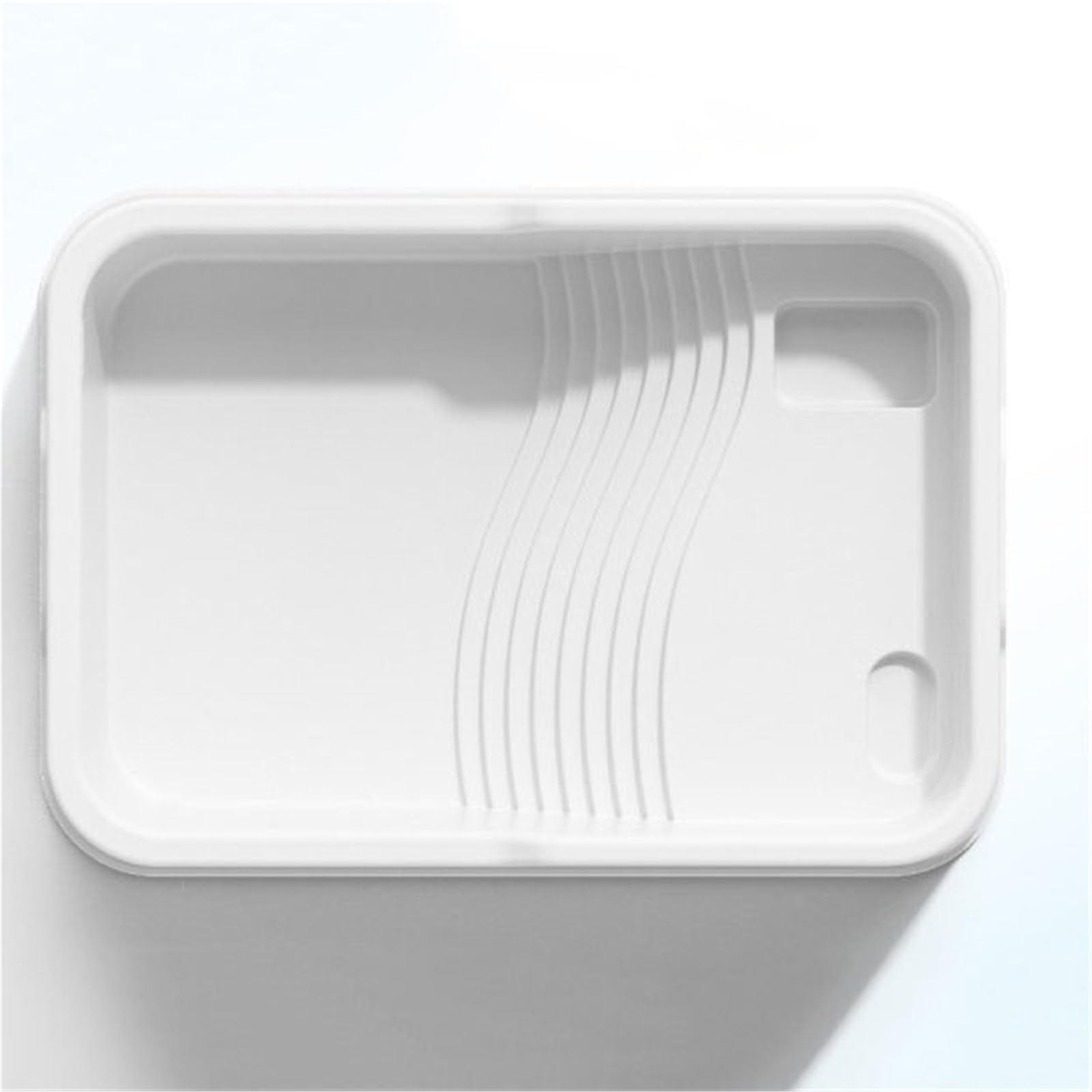 la Caja de alimentación de Reptiles, Tanque Terrario Blanco 35x17x25cm