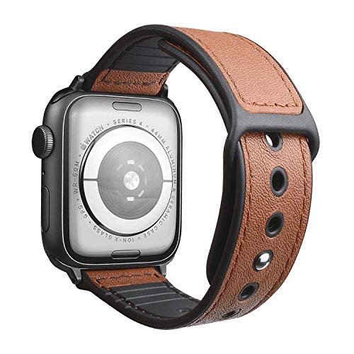 最安値 Ocaatech コンパチブル Apple Watch バンド 本革 シリコン