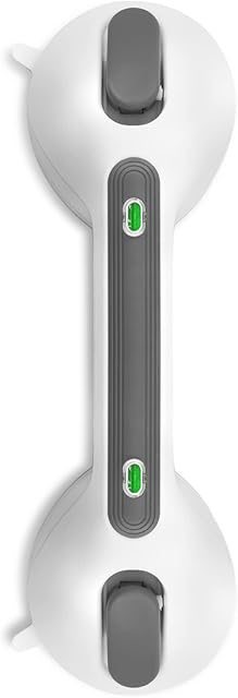 Newthinking Suction Grab Rails for Bathroom, Portable Suction Bathtub Handles with Indicator, Suction Safety Shower Grab Handles Mobility Aids for Elderly Disabled