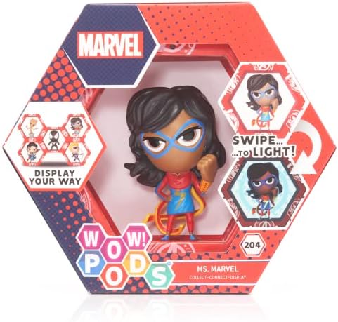 WOW! PODS Marvel Avengers Collection - Venom | Superhero Light-Up Bobble-Head Figure | Official Marvel Collectable Toys & Gifts | Number 206 in Series, Black