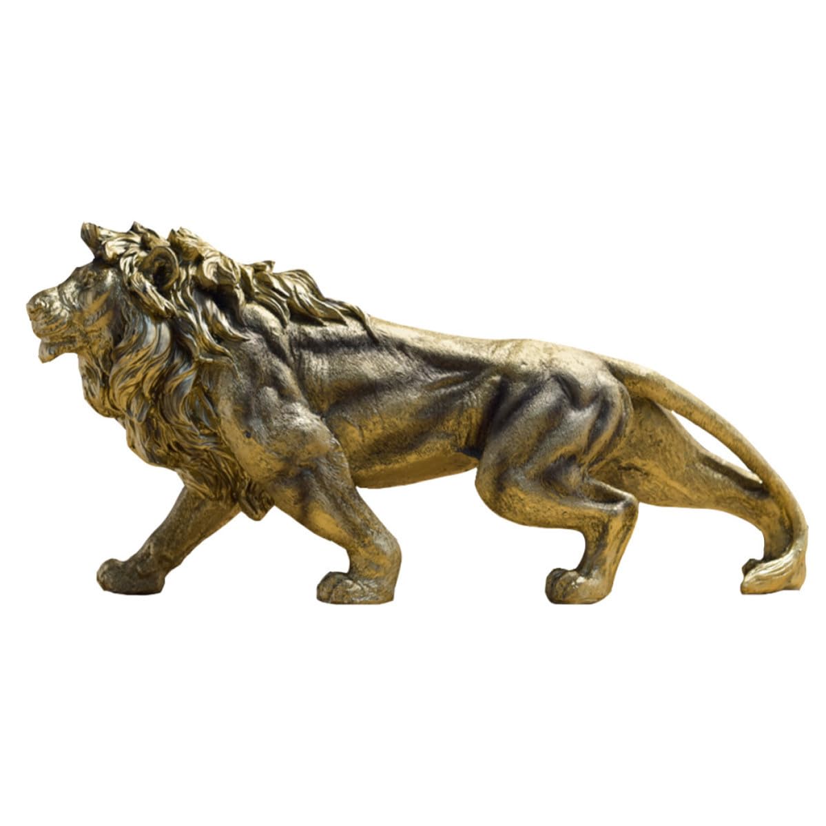 Lionceau en résine or Holibanna : rompez la monotonie de votre bureau terne