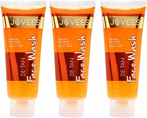 Jovees De-Tan Face Wash 120ml (PACK of 4)