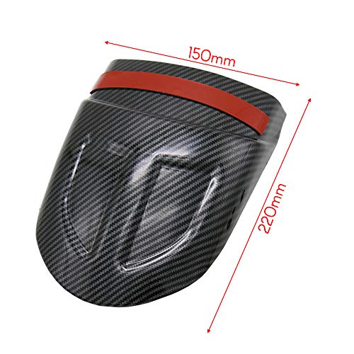 KKmoon Motorcycle Front Mudguard Fender Rear Extender Extension Fit for Honda NC750X NC750S NC700X NC700S,Carbon Fibre