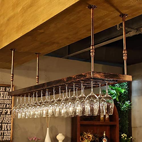 Support de verre à vin réglable étagère suspendue métal pour cuisine