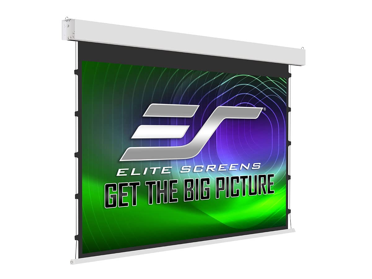 Elite Screens Yard Master Tab-Tension Wireless, 125-INCH Diag. 16:9 Outdoor Motorized Projector Screen, Built-in Rechargeable Lithium-Ion Battery