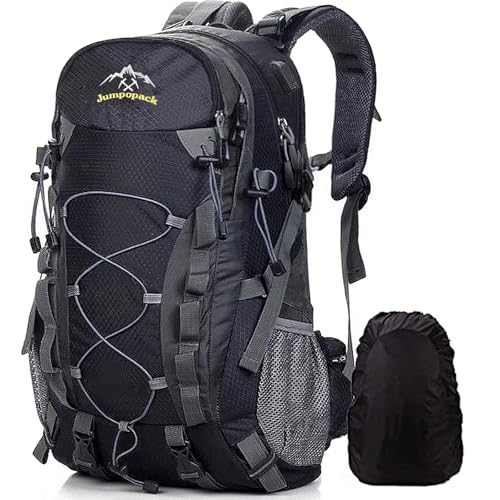 Meisohua Wasserdichter Rucksack 45L Leicht Wanderrucksack Herren Damen Wanderrucksäcke Trekkingrucksäcke Outdoorrucksack für Klettern Camping Reisen Freizeit