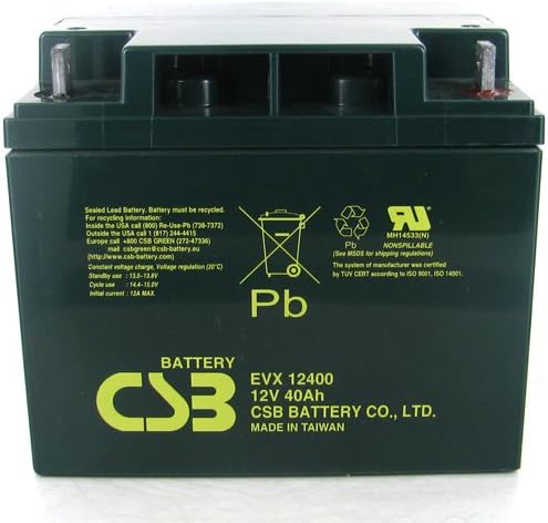 CSB EVX12400 Deep Cycle AGM Battery