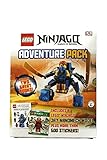 Lego Ninjago Boxed Set Includes Character Encyclopedia, 500 Stickers Collection, Jay Nanomech Building Toy