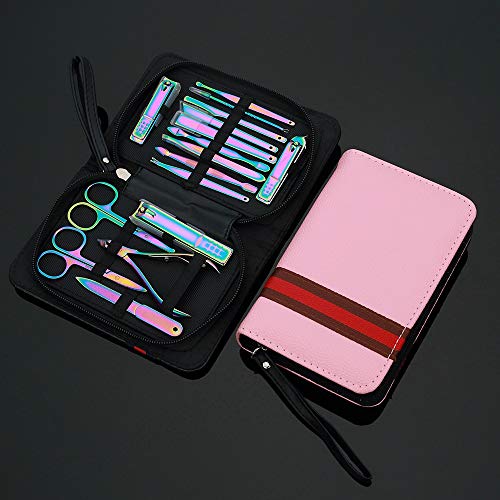 16-in-1-Stainless-Steel-Pedicure-Kit-Nail-Clipper-Set-Nail-Scissors-Beauty-Nail-Tool-Manicure-Sickle-Pusher-Nail-Care-with-Case
