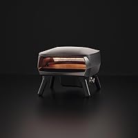 Vista 2 de Witt PICCOLO Rotante - Horno de pizza para exteriores de 13 pulgadas, compacto, portátil, con piedra giratoria y quemador en forma de C, ideal
