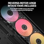 CORSAIR Frame 4500X RS Reverse Fan ARGB Mid-Tower PC Case – 3X Pre-Installed Fans, Panoramic Glass, InfiniRail Mounting System, Modular Customization, Spacious Interior, GPU Anti-Sag – Black - Image 5