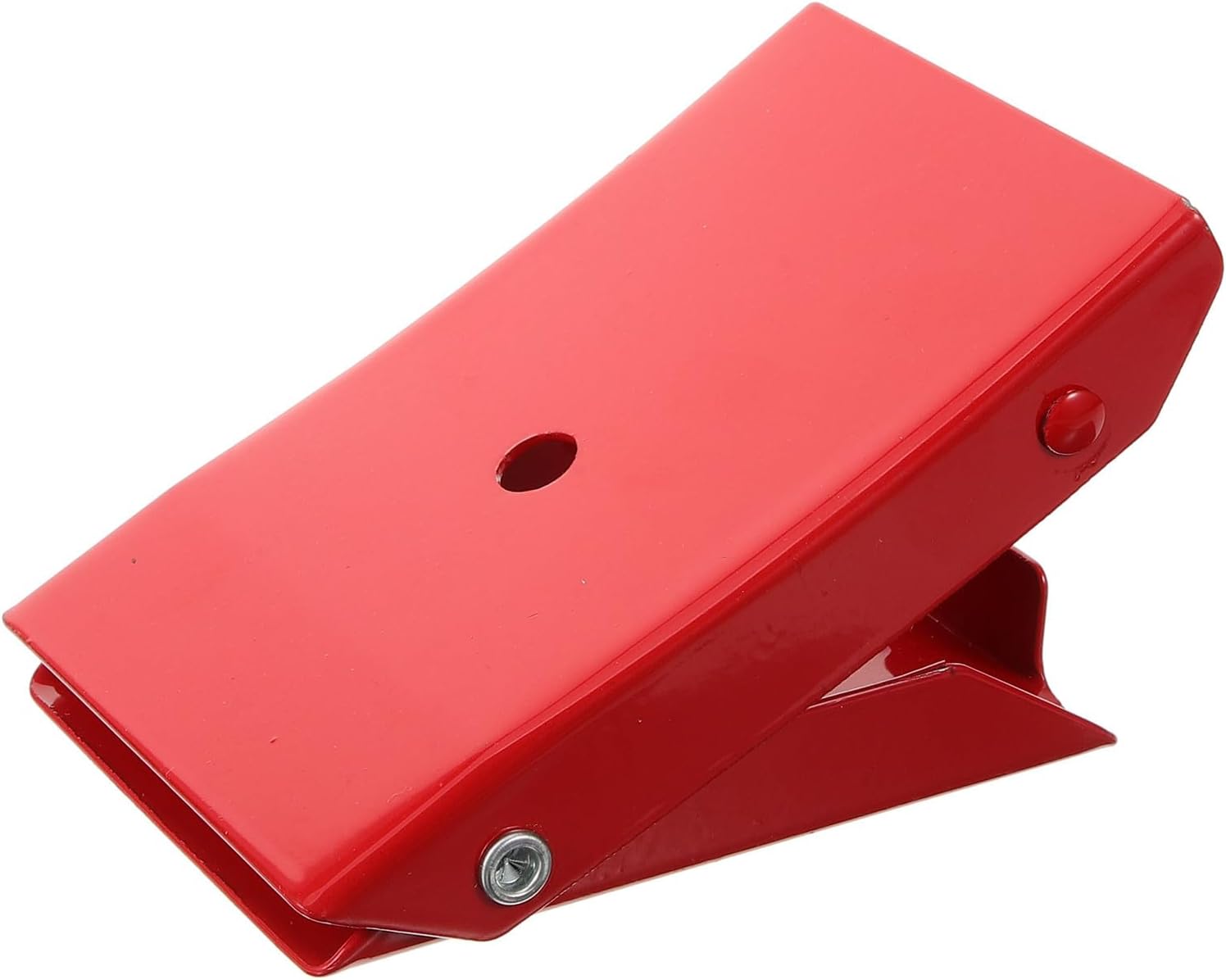 Portable Steel Trailer Wheel Chock for Car Tire and Motorcycle Wheel Sturdy Design for Truck and Camper Travel Trailer Use