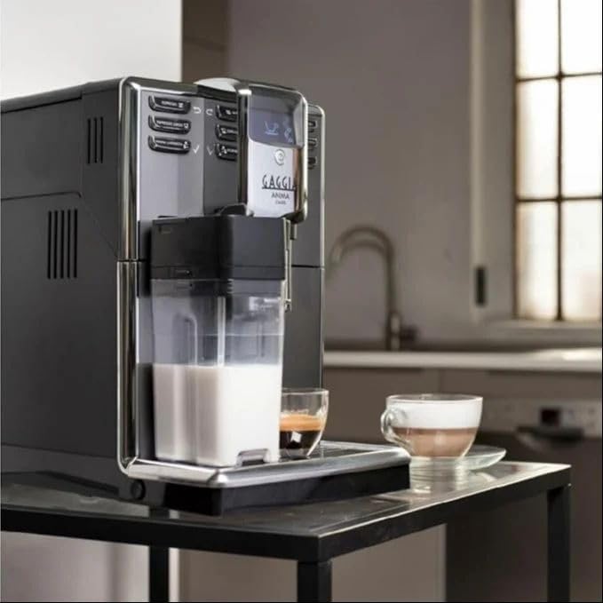 Image of KOFIHAUS Anima Class Fully Automatic Espresso Machine | Bean-to-Cup Coffee Machine for Home & Office | Black ABS & Stainless Steel