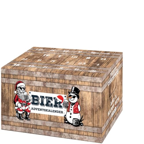 Comida BIER Adventskalender zum selberbefüllen Box mit 24er Gefache Sehr Stabil