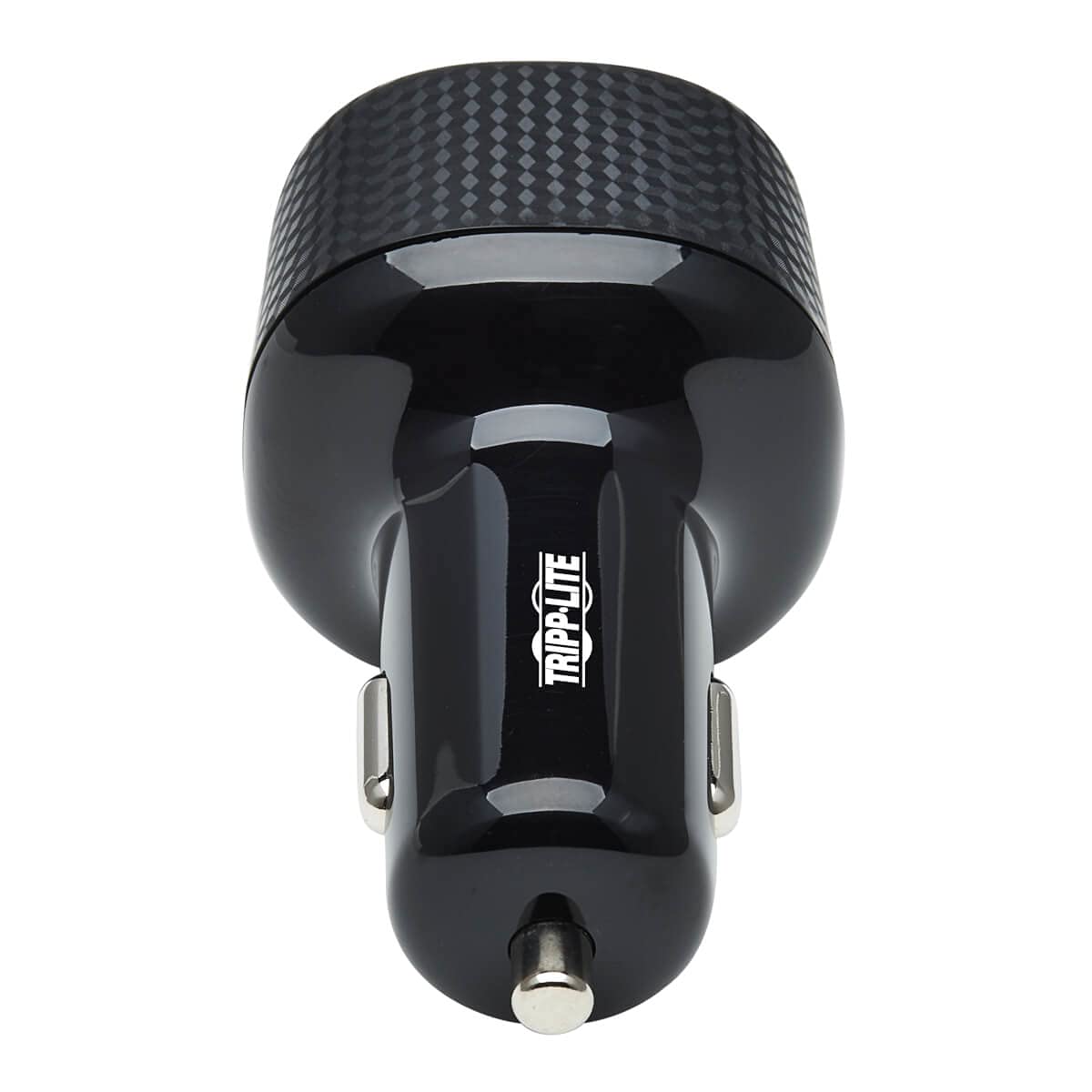 Tripp Lite Cargador de Coche USB, Cargador de Coche USB de Doble Puerto máximo de 63 W, USB-C PD 3.0 hasta 60 W, USB-A QC 3.0 hasta 18 W, Negro (U280-C02-63W-1B)