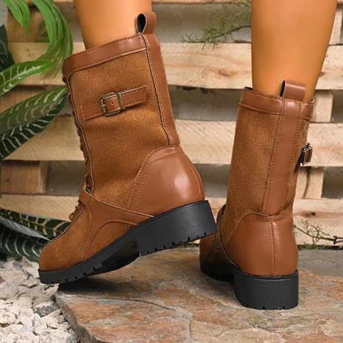 Bottines à Lacets Antidérapantes et Légères à Talon Compensé