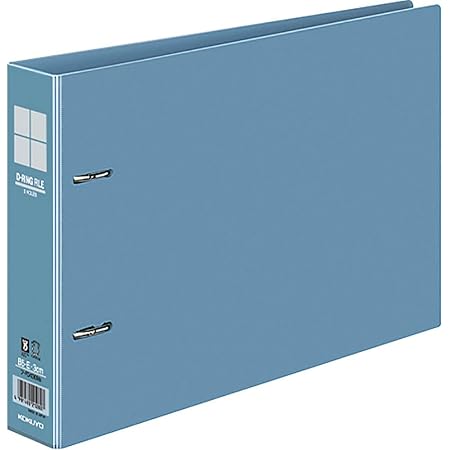 Amazon コクヨ ファイル Dリングファイル B5 横e型 300枚収容 青 フ Fd436nb D型リングファイル 文房具 オフィス用品