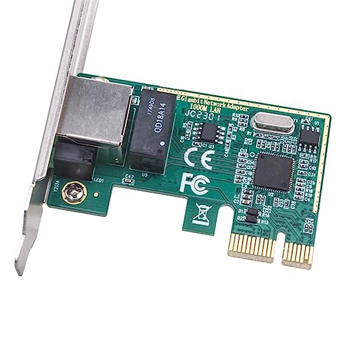 1 PCS Tarjeta de Red Ethernet Gigabit 1000Mbps PCI Express PCI-E Adaptador LAN RJ45 10/100/1000M Controlador de Red miniatura 2