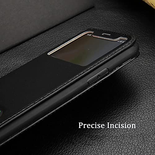 Étui à rabat en cuir de vache pour iPhone 13 Pro Max - 6