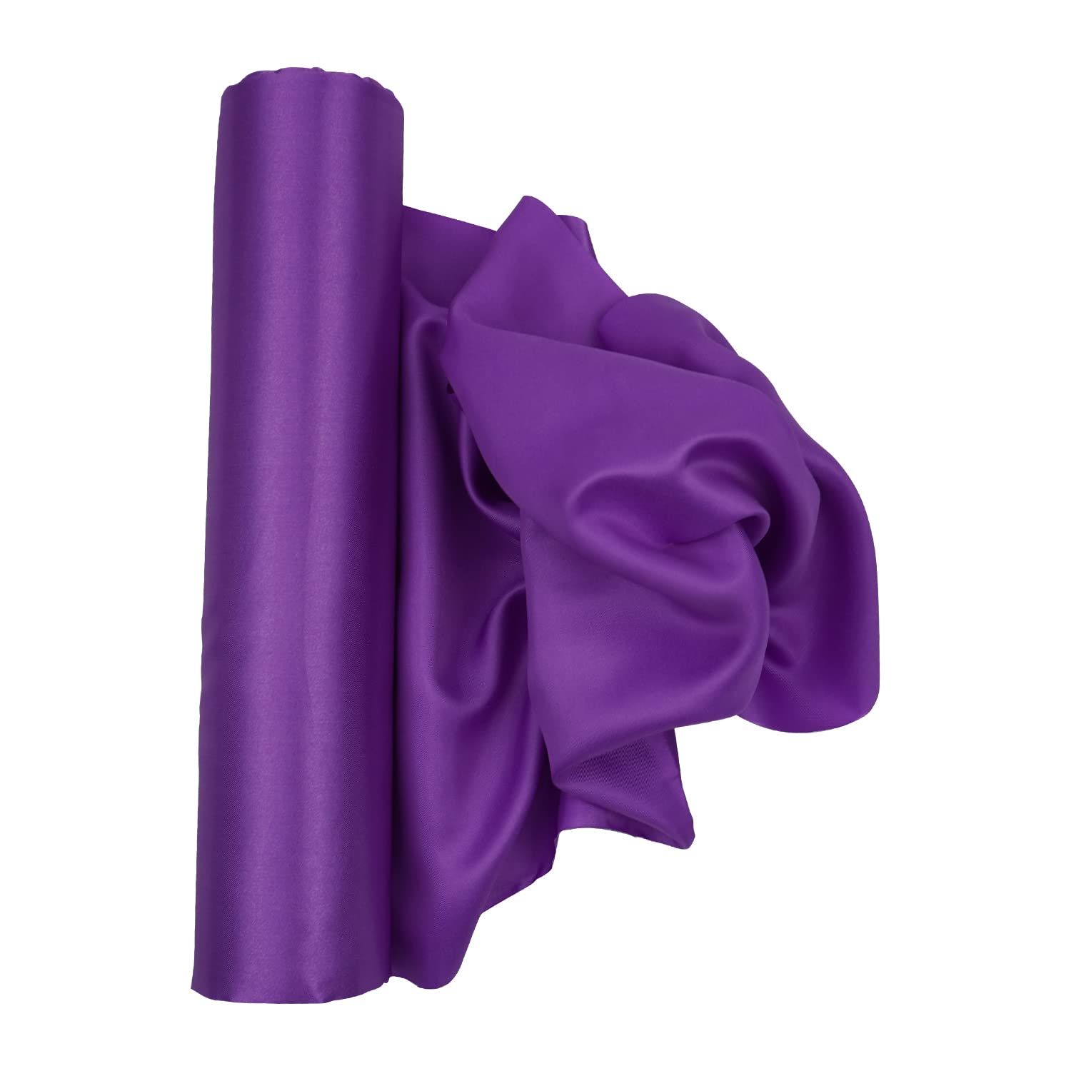 Cadbury Purple Satin Fabric Roll, 20m x 29cm