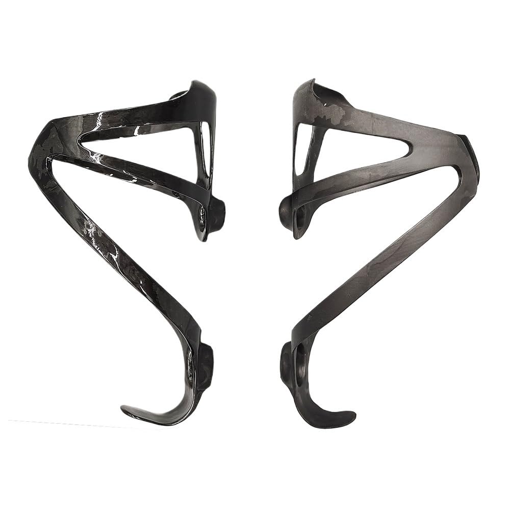 Fahrrad Flaschenhalter Fahrrad-Flaschenhalter, Vollcarbon, superleicht, for Rennrad/Mountainbike, Fahrrad-Wasserflaschenhalter, matt glänzend(Gloss 1PCS)