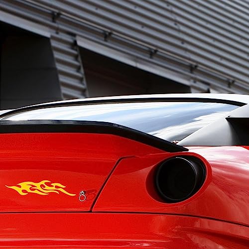 Decalques de carro à prova de intempéries, Adesivo de chama legal à prova de sol, Acessórios de carr