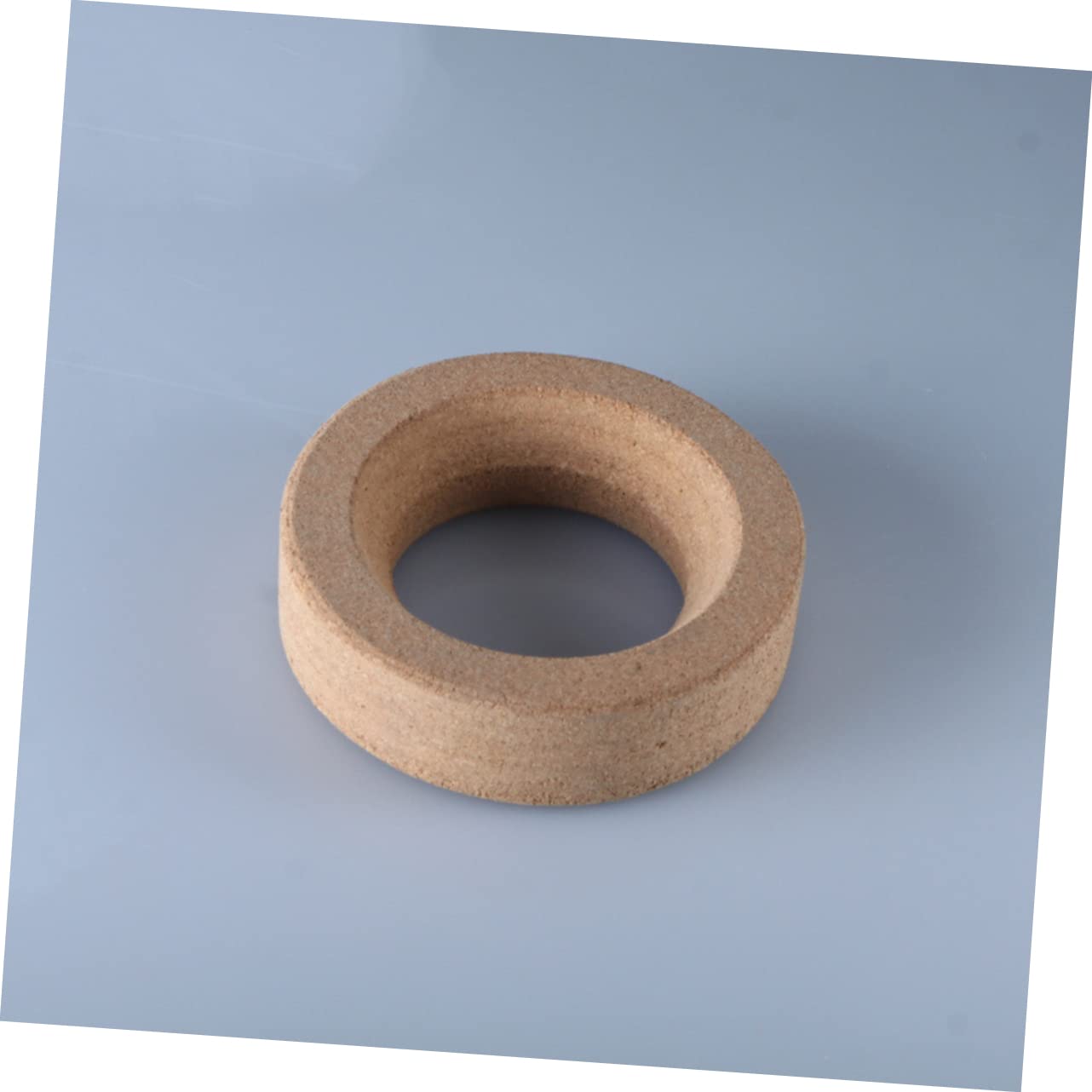 NAMOARLY 5 Pcs Supply Article Cork Pad Hatchet Handle Round Bottom Holder for Flasks Cork Round Bottom Flask Holder Flask Stand Article Flasks Grid Wall Shelves Cork Flasks Wooden