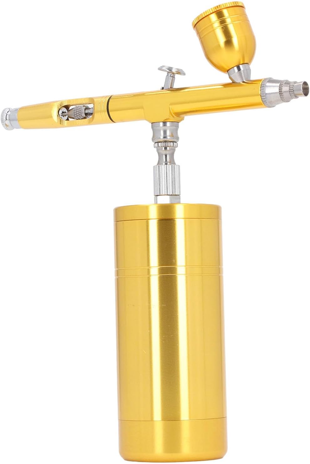 Airbrush Kit 8?9PSI Pressure 7?7.5LPM Adjustable Portable Rechargeable Mini Air Brush Spray Gun with Compressor