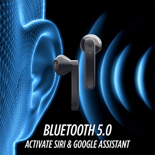 Coby True Wireless Earbuds, Noise Canceling Headphones Wireless Bluetooth Headphones With Autopair, Wireless Charging Case, Ipx6 Water Resistant, In Ear Wireless Ear Buds W/Noise-Canceling Mic,Black #TOP3