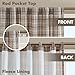 Madison Park Anaheim Cabin Plaid Curtain Window, Thermal Insulated Fleece Lining, Living Room Decor Room Darkening Drape for Bedroom, 1-Single Panel Pack, 50