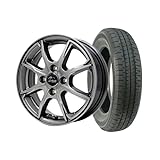 BRIDGESTONE(ブリヂストン) サマータイヤ ホイール NEWNO 155/65R14 Verthandi(ヴェルザンディ) 14インチ 4本セット ホイール：Verthandi PW-S8 M/G 14x4.5 100x4 メタリックグレー