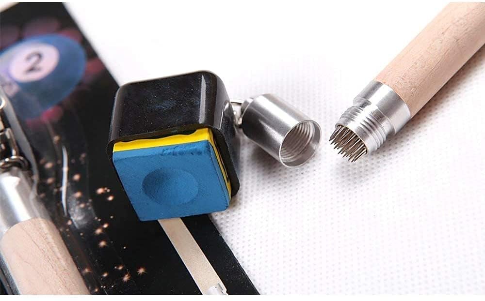 Scott Edward Kit Riparazione Stecca Biliardo 10 Pezzi Accessori