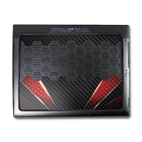 Image of MightySkins Carbon Fiber Skin Compatible with Alienware M18 R1 (2023) Full Wrap Kit - Hex Rays | Protective, Durable Textured Carbon Fiber Finish | Easy to Apply & Change Styles | Made in The USA