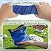 Outus 3 Pack Golf Club and Golf Ball Cleaning Bag Washer Cloth Exterior Absorbent Towel Liner Machine Washable Cleans Club Grooves Dry Exterior Clip for Golfer (Waffle Grid Cloth)