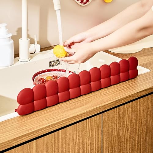 Protector contra salpicaduras de cocina ideal para organizar y secar tu zona de lavado 3