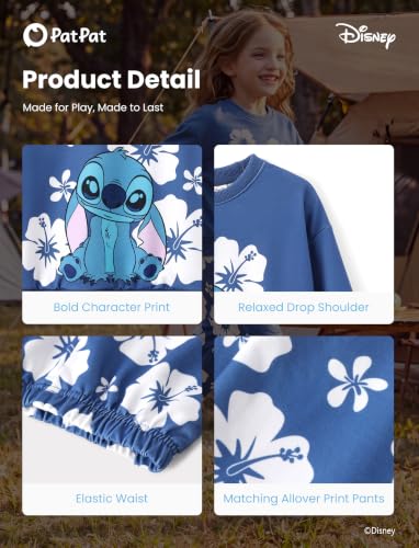 Image of Disney Outfits for Girls Long Sleeve Shirt Pocket Pant Toddler Sweatsuit