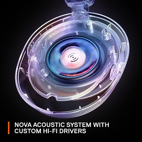 Image of SteelSeries Arctis Nova 7P Wireless - Multi-Platform Gaming and Mobile Headset Mic - 2.4GHz & Simultaneous Bluetooth - 38 Hr Battery Life - USB-C - Removable Microphone - PlayStation, PC, VR, Switch