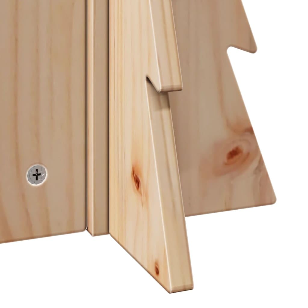 Choinka 49 cm lite drewno sosnowe rustykalna dekoracja bożonarodzeniowa