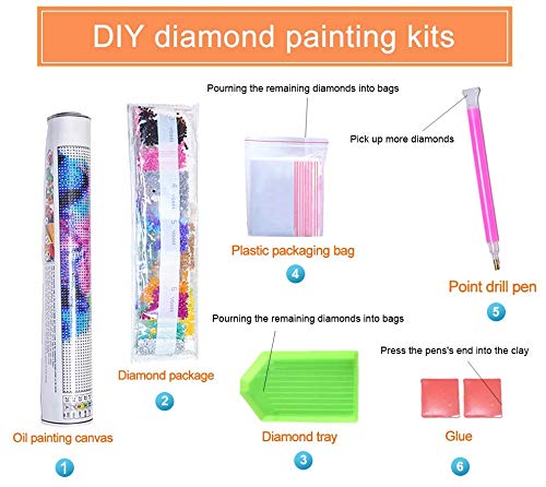 5D Diamond Painting Kits, DIY Diamond Painting Cross Stitch Full Drill Crystal Rhinestone Schilderij Borduurwerk… - Image 7