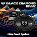 BLACK DIAMOND DIA-57.2 5x7 2-Way Coaxial Speaker, Car Audio 4-Ohm 150 Watts (2 Speakers)