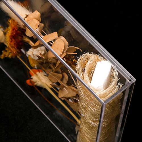 Boîte de séchage acrylique contre la poussière des fleurs - 6