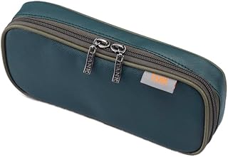 大容量収納ペンケース デザイン「TANK」 (ボトルグリーン)