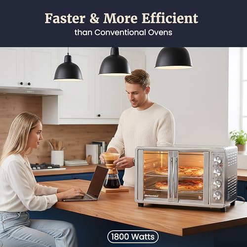 Elite Gourmet Elite Gourmet ETO-4510M French Door 47.5Qt, 18-Slice Convection Oven の商品画像 4