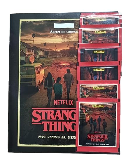 ALBUM + 6 sobres Colección de 2025 son cromos (de pegar) de la serie de TV 'Nos vemos en el otro lado' ST T