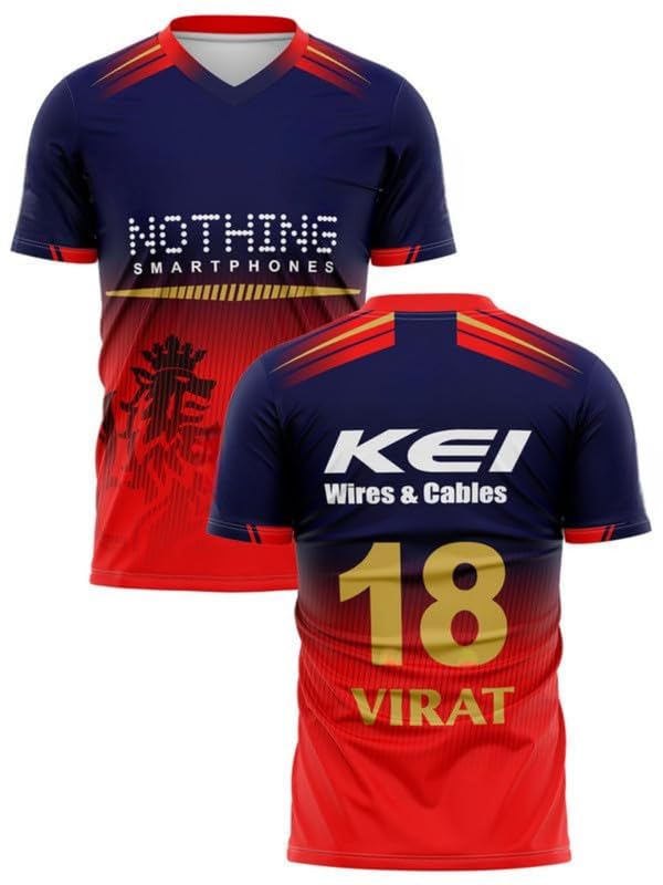 CSK New Cricket Team Jersey Dhoni 7 Tshirt 2026 for (Men,Kids,Boys)(Medium 38,Multicolor-2)