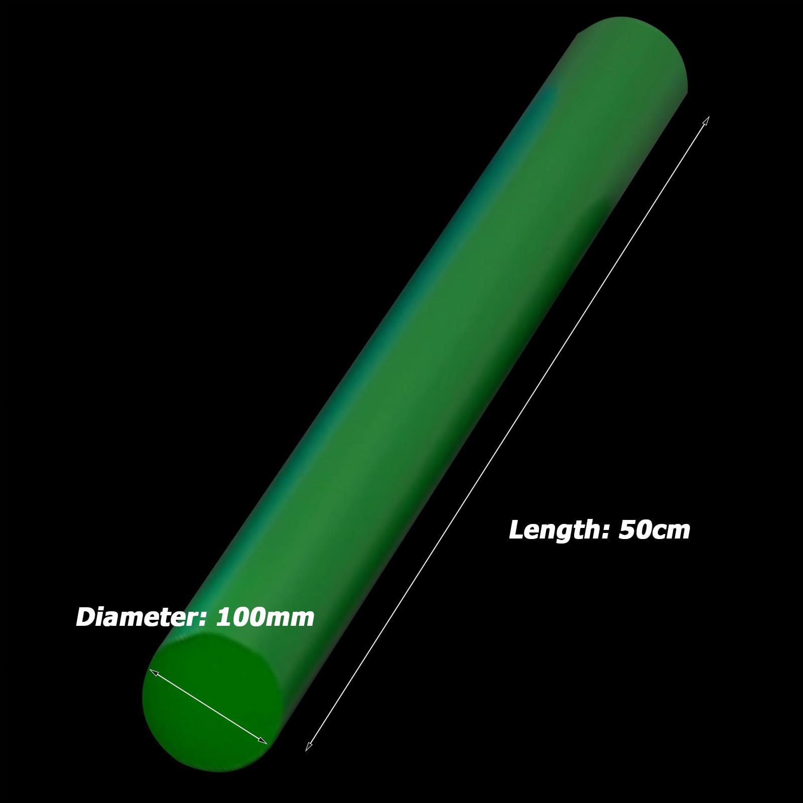 PU-Vollstab, Vollgummistab aus PU, 80–110 mm x 500(100 * 500mm)