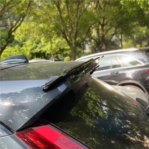 Becquet arrière aérodynamique ABS pour coffre Volvo XC40 style carbone noir brillant