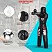 PGS Leather Grappling Dummy for Judo Karate Jiu Jitsu Martial Arts Punching Bag for Wrestling Training MMA BJJ Brazilian-UNFILLED (6FT - 70