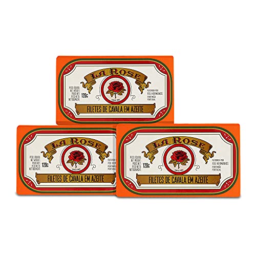 Makrelenfilets in Olivenöl | 3 x 120 | La Rose | Ramirez | Portugal