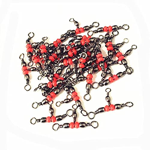 Emerillon triple en laiton peche sans vrillage connecteur baril solide x20